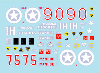 スターデカール 35-C1387 1/35 WWII イギリス シャーマン"クラブ"フレイル地雷処理戦車 第79機甲師団 シャーマンMk.V改造車