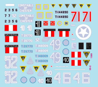 スターデカール 35-C1388 1/35 WWII イギリス 第79機甲師団のシャーマンMk.V