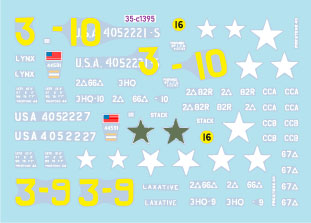 スターデカール 35-C1395 1/35 アメリカ 第2機甲師団のM8 75mm自走榴弾砲 Dデー・フランス 1944年