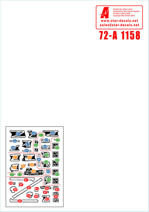 スターデカール 72-A1158 1/72 ウクライナの戦争＃19 2022-23年 ロシア BMP-3