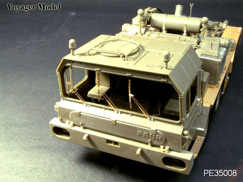 ボイジャーモデル PE35008 1/35 現用ドイツ SLT-56 フランチェスカ戦車運搬車 エッチングセット(トランぺッター00203用)