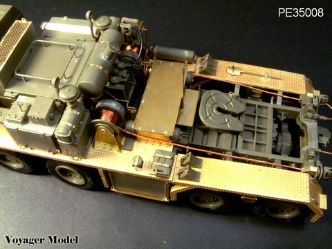 ボイジャーモデル PE35008 1/35 現用ドイツ SLT-56 フランチェスカ戦車運搬車 エッチングセット(トランぺッター00203用)
