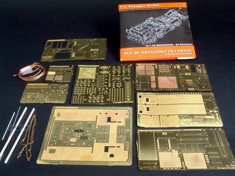 ボイジャーモデル PE35008 1/35 現用ドイツ SLT-56 フランチェスカ戦車運搬車 エッチングセット(トランぺッター00203用)