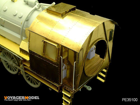 ボイジャーモデル PE35100 1/35 WWIIドイツ BR52機関車 運転席エッチングセット(トランぺッター00210用)
