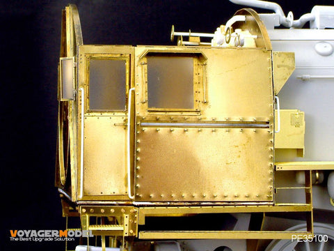 ボイジャーモデル PE35100 1/35 WWIIドイツ BR52機関車 運転席エッチングセット(トランぺッター00210用)