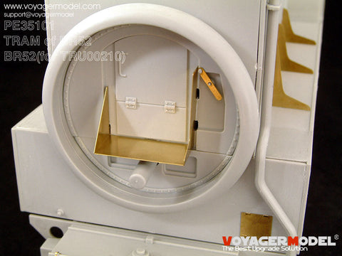 ボイジャーモデル PE350101 1/35 WWIIドイツ BR52機関車 石炭車用エッチングセット(トランぺッター00210用)