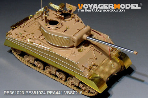 ボイジャーモデル PE351023 1/35 WWII アメリカ M4A3（76)中戦車ベーシックセット(MENG TS-041用 )