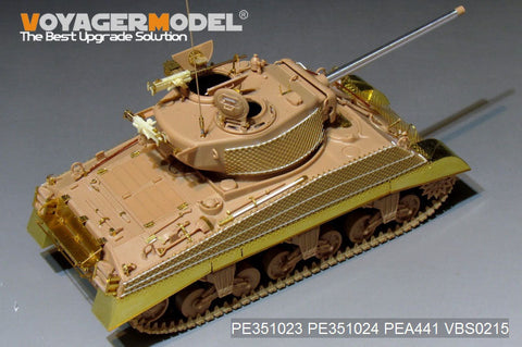 ボイジャーモデル PE351023 1/35 WWII アメリカ M4A3（76)中戦車ベーシックセット(MENG TS-041用 )