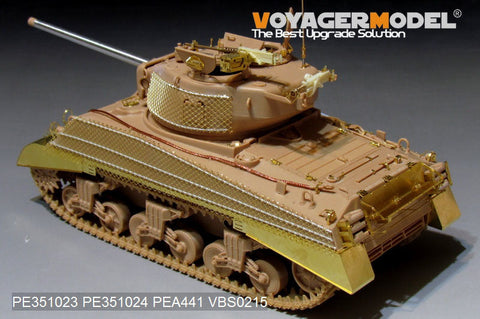 ボイジャーモデル PE351023 1/35 WWII アメリカ M4A3（76)中戦車ベーシックセット(MENG TS-041用 )