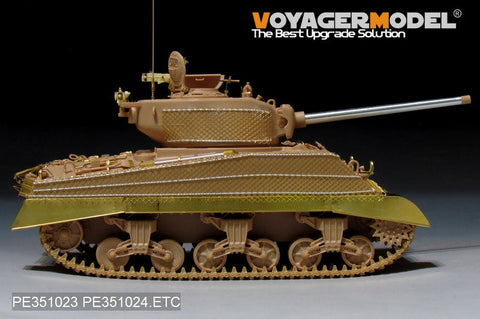 ボイジャーモデル PE351024 1/35 WWII アメリカ M4A3 トラックカバー(MENG TS-041用)