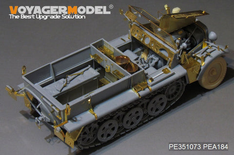ボイジャーモデル PE351073 1/35 WWII ドイツ陸軍 Sd.Kfz.10 B型 ハーフトラック 初期型（ドラゴン 6731用)