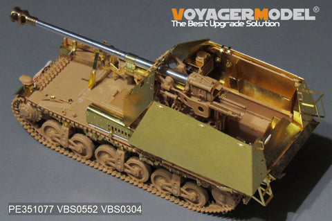 ボイジャーモデル PE351077 1/35 WWII ドイツ Sd.Kfz.135 マーダー I 75mm PaK.40/1 auf Gw.Lr.s(f用）アップグレード基本セット（タミヤ 35370用）