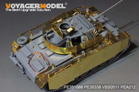 ボイジャーモデル PE351088 1/35 WWII ドイツ陸軍 III号戦車 M型 ベーシックセット (ドラゴン 6604/6605/6658/6776/9015/9017用)