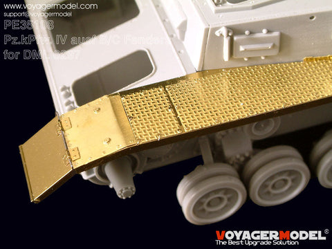 ボイジャーモデル PE35108 1/35 Ⅳ号戦車B/C型 フェンダーエッチングセット(ドラゴン6297用)