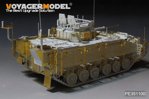 ボイジャーモデル PE351100 1/35 現用 ブリティッシュ FV510ウォーリア TES(H) 歩兵戦闘車 スラットアーマー付 2011 VER アップグレードセット(MENG SS-017用)