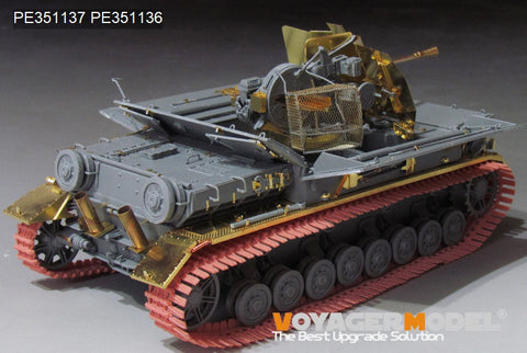 ボイジャーモデル 1/35 PE351137A WWII ドイツ Sd.Kfz.161/3 37mm Flak IV号対空自走砲(Sf) "メーベルワーゲン" (BORDER BT-007)