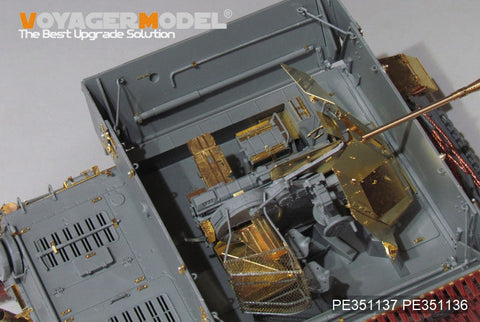 ボイジャーモデル 1/35 PE351137A WWII ドイツ Sd.Kfz.161/3 37mm Flak IV号対空自走砲(Sf) "メーベルワーゲン" (BORDER BT-007)