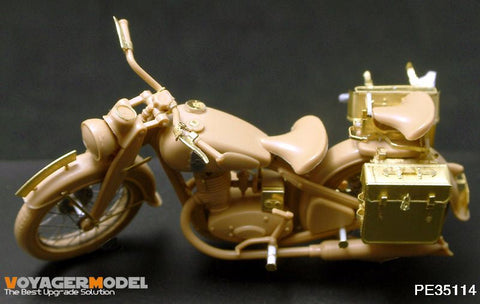 ボイジャーモデル PE35114 1/35 DKW NZ350 オートバイ エッチングセット(タミヤ35241用)
