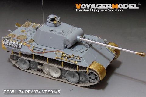 ボイジャーモデル PE351174 1/35 WWII ドイツ パンサー A 初期型 ベーシックセット（モンモデル TS-046用）