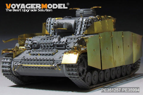 VoyagerModel 1/35 PE351257 WWII German Pz.Kpfw.IV Ausf.F1（LateProduction）Basic（DRAGON 6975）