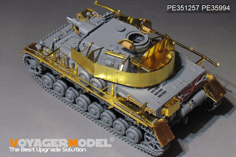 VoyagerModel 1/35 PE351257 WWII German Pz.Kpfw.IV Ausf.F1（LateProduction）Basic（DRAGON 6975）