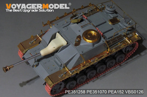 ボイジャーモデル PE351258  1/35 WWII ドイツ III号戦車 G型後期生産型 基本セット(ドラゴン用)