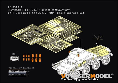VoyagerModel PE351311 1/35 WWII German Sd.Kfz 234/4(DML6696)