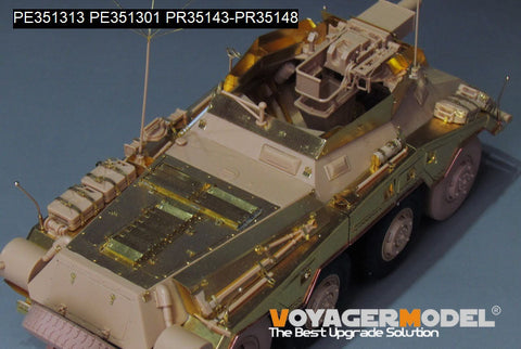 ボイジャーモデル PE351313  1/35 WWII ドイツ Sd.Kfz 234/3 基本セット（RFM 5134用）