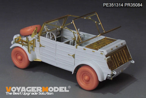 VoyagerModel PE351314 1/35 WWII German Kubelwagen Type 82 Africa Troop Version Upgrade Set(MENG VS-015)