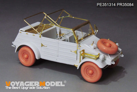 VoyagerModel PE351314 1/35 WWII German Kubelwagen Type 82 Africa Troop Version Upgrade Set(MENG VS-015)