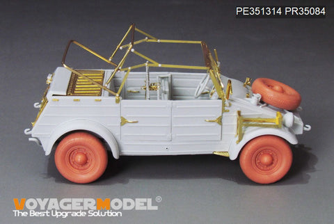 VoyagerModel PE351314 1/35 WWII German Kubelwagen Type 82 Africa Troop Version Upgrade Set(MENG VS-015)