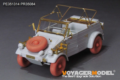 VoyagerModel PE351314 1/35 WWII German Kubelwagen Type 82 Africa Troop Version Upgrade Set(MENG VS-015)
