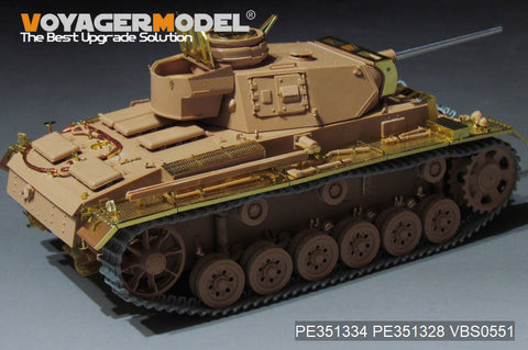 ボイジャーモデル PE351334  1/35 WWII III号戦車 L型  基本セット 2.0(タミヤ 35215用)