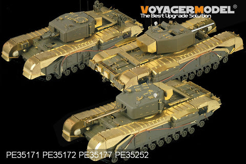 ボイジャーモデル PE35177 1/35 WWIIイギリス チャーチル Mk.III AVRE (AFVクラブ35167)