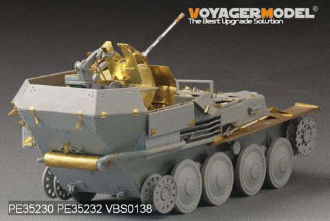 ボイジャーモデル PE352301/35 WWIIドイツ 38(t)対空戦車 "ゲパルト"基本セット(ドラゴン6469)