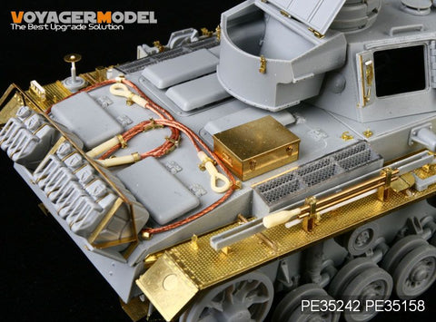 ボイジャーモデル PE35242 1/35 WWIIドイツ III号戦車N型 501重戦車大隊 アフリカ エッチングセット(ドラゴン6431用)