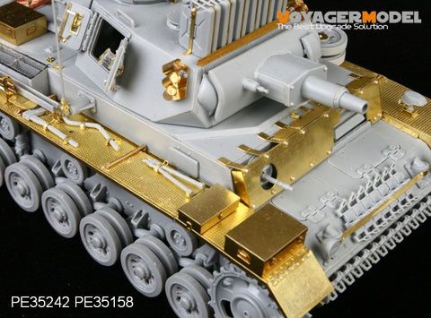 ボイジャーモデル PE35242 1/35 WWIIドイツ III号戦車N型 501重戦車大隊 アフリカ エッチングセット(ドラゴン6431用)