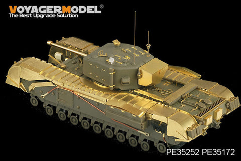 ボイジャーモデル PE35252 1/35 WWIIイギリス チャーチル Mk.IV 歩兵戦車基本セット(AFVクラブ35154)