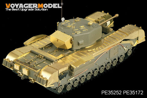 ボイジャーモデル PE35252 1/35 WWIIイギリス チャーチル Mk.IV 歩兵戦車基本セット(AFVクラブ35154)