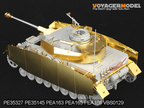 ボイジャーモデル PE35327 1/35 WWIIドイツ IV号戦車H型後期型/J初期型 エッチングセット(ドラゴン6300/6549用)