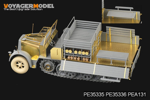 ボイジャーモデル PE35336 1/35 WWIIドイツ Sd.Kfz.7 ８tハーフトラック 後期型 カーゴペイ(ドラゴン6562)