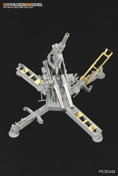 ボイジャーモデル PE35349 1/35 WWIIドイツ 88mm FlaK 37簡易砲架(ドラゴン6523)
