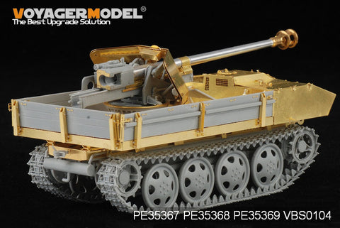 ボイジャーモデル PE35367 1/35 WWIIドイツ 75mm対戦車砲 40/4搭載型 スタイヤーRSO 基本セット（リベット同梱）(ドラゴン6640用)