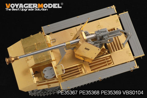 ボイジャーモデル PE35367 1/35 WWIIドイツ 75mm対戦車砲 40/4搭載型 スタイヤーRSO 基本セット（リベット同梱）(ドラゴン6640用)