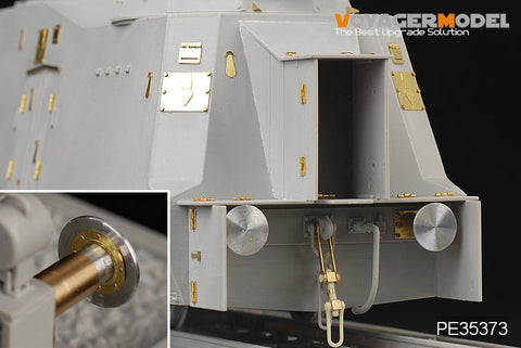 ボイジャーモデル PE35373 1/35 WWIIドイツ BP-42装甲列車 砲兵車両(トランぺッター001519)