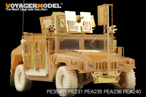 ボイジャーモデル PE35401 1/35 現用アメリカ海兵隊 ハンヴィーM1114 Frag5・スモークディスチャージャー (ブロンコ 35080/35092)
