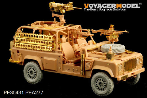 ボイジャーモデル PE35431 1/35 現用イギリス ディフェンダー XD "ウルフ"特殊部隊仕様(ホビーボス82446)