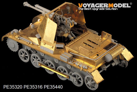 ボイジャーモデル PE35440 1/35 WWIIドイツ I号47mm対戦車自走砲初期型 基本セット(ドラゴン6230)