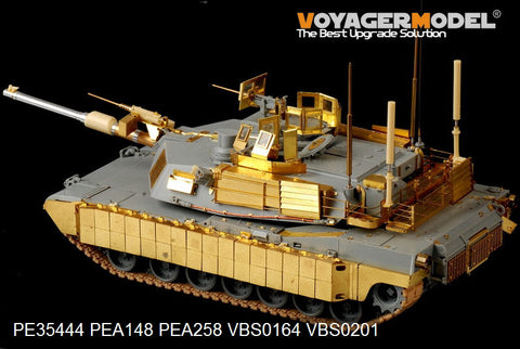 ボイジャーモデル PE35444 1/35 現用アメリカ M1A2エイブラムズ TUSK1 後期型 エッチング基本セット(ドラゴン3636用)