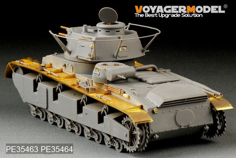 ボイジャーモデル PE35463 1/35 WWIIドイツ ノイバウファルツォイク ラインメタル砲塔 エッチングセット(トランぺッター05528用)